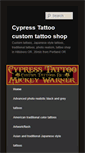 Mobile Screenshot of cypresstattoo.com